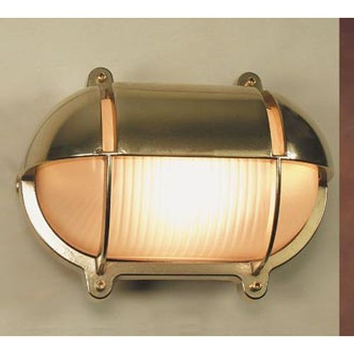 LED Außenwandlampe IP54 Terrasse Haus 3000 K 252 lm Messing massiv Maritim Wandleuchte außen