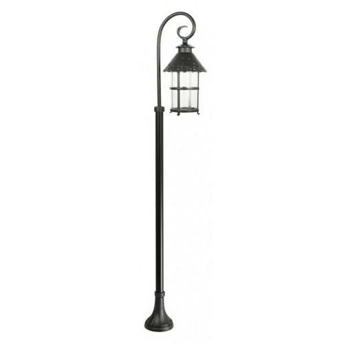 Schwarze Wegeleuchte 166 cm Rustikal E27 regenfest TOURNAI Laterne Außenlampe Garten Terrasse