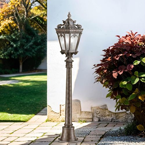 Stehlampe Antik H:110cm außen Vintage Design opulent AMELIA Gartenleuchte Weg Terrasse Balkon