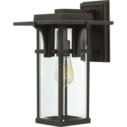 Wandleuchte Außen in Bronze Aluminium IP44 Vintage handbemalt Außenwandlampe Laterne Haustür