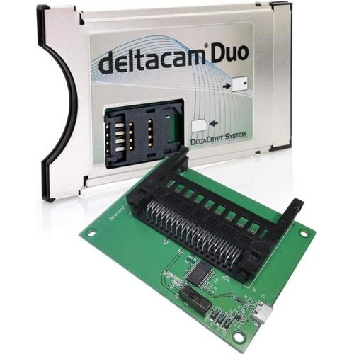Deltacam Duo Twin CI Modul mit DeltaCrypt-Verschlüsselung 3.0 incl. Programmer