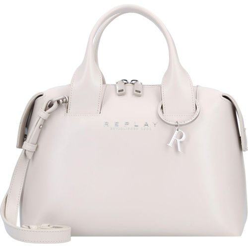 REPLAY Handtasche Established 1981 Offwhite