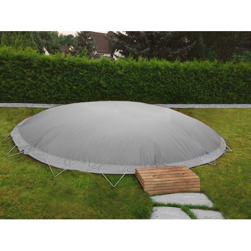 aufblasbare Winterabdeckung für runde Pools 250 cm Grau