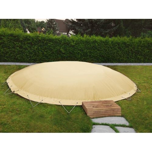 aufblasbare Winterabdeckung für runde Pools 400 cm Beige