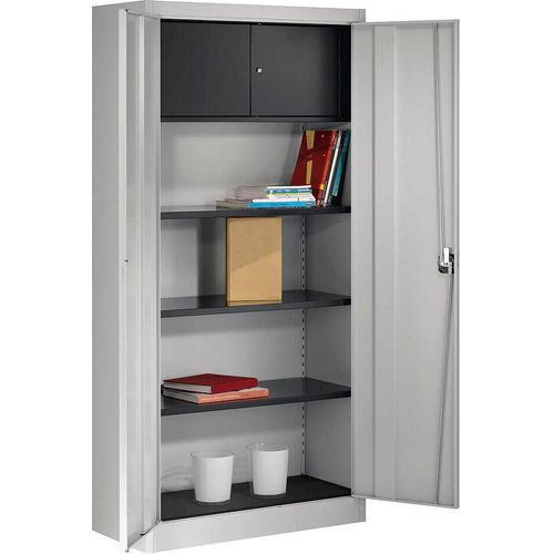 mauser Stahlschrank 790065A0 lichtgrau 95,0 x 42,0 x 195,0 cm