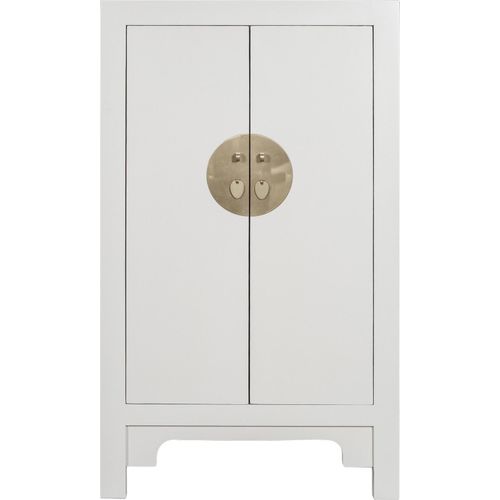 Fine Asianliving Chinesischer Schrank Greige - Orientique Sammlung B70xT40xH120cm Chinesischer Schrank Chinesischer Hochzeitsschrank Orientalische Möbel Asiatische