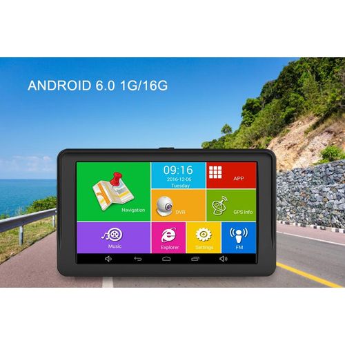 9 Zoll Android GPS Navigationsgerät Navi für LKW PKW BUS WOMO und Tablet DVR Kamera WIFI Bluetooth