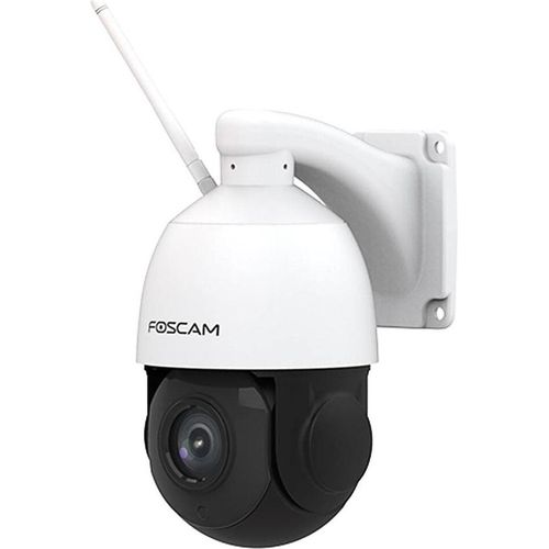 FOSCAM SD2X 2 MP 1080P Dual-Band WLAN PTZ Dome Überwachungskamera mit 18-fach optischem Zoom und Nachtsicht bis 50 Meter, Inkl. 64 GB Mikro-SD Karte