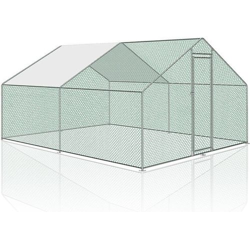 TolleTour Hühnerstall Hühnerhaus Freilaufgehege Voliere Tiergehege Kleintierstall Huehnerhaus Gefluegelstall 3x4x2m