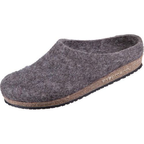 Stegmann Wollfilz-Pantoffel, Wolle vom Tiroler Steinschaf, rutschfeste Gummi-Laufsohle, natur 17/821-8850 45