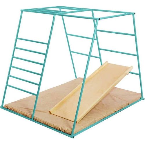 Spielplatz indoor, Klettergerüst aus Metal für Kinder, Kinderrutsche, Sprossenwand, Kletterwand, Klettergerüst Kinderzimmer