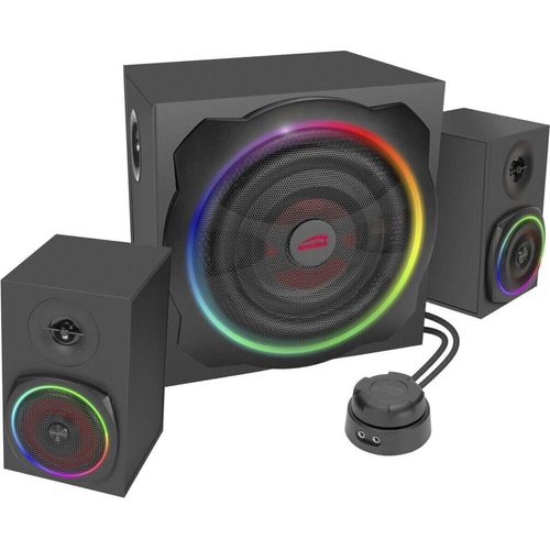 SPEEDLINK GRAVITY RGB 2.1 Subwoofer System, black