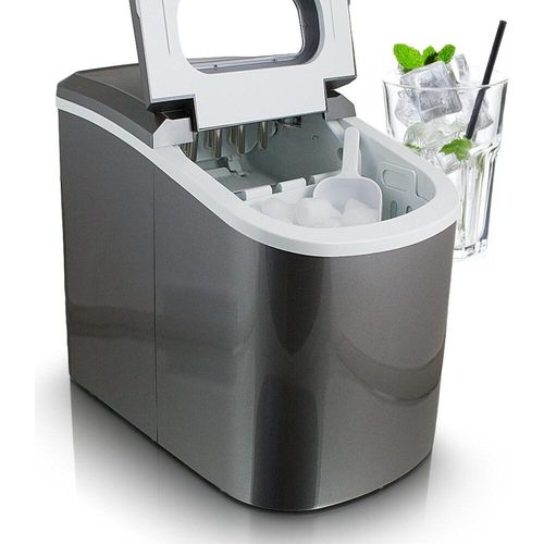 Bituxx Eiswürfelmaschine / Eiswürfelbereiter / Icemaker Dunkelgrau MS-15130