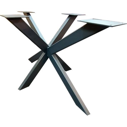 Tischgestell Spider Slim 140x80x72 Eisen Grau