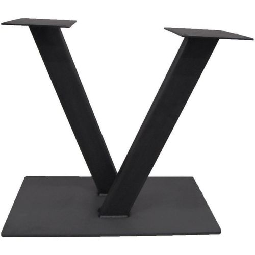 Tischgestell Vienna II V-Form 100x40x72 Eisen Schwarz