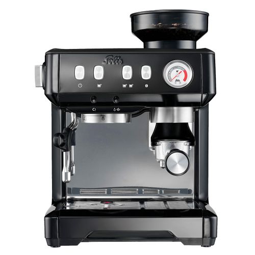 Solis Siebträger Kaffeemaschine 54 mm Siebhalter Milchaufschäumer Bohnenmahlwerk,