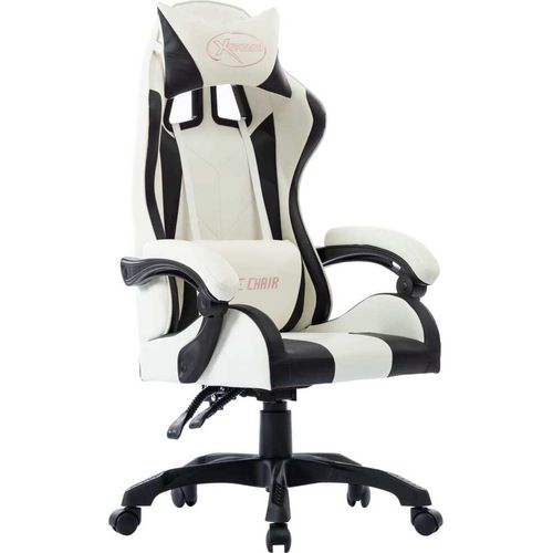 Gaming-Stuhl Schwarz Kunstleder