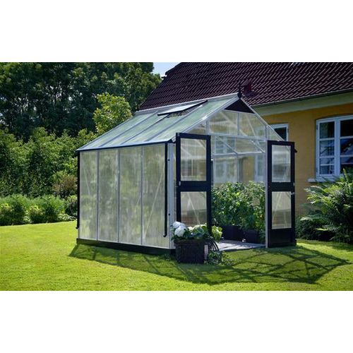 Gewächshaus Juliana Premium 8,8m² Alu silber 10mm Doppelstegplatten