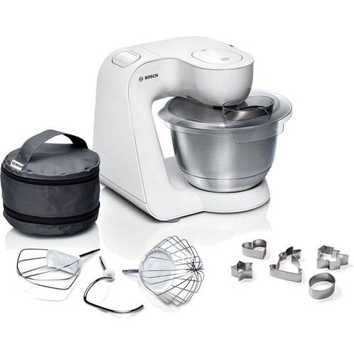 BOSCH Küchenmaschine MUM5 inkl. Ausstecher 700 Watt weiß Teigmaschine