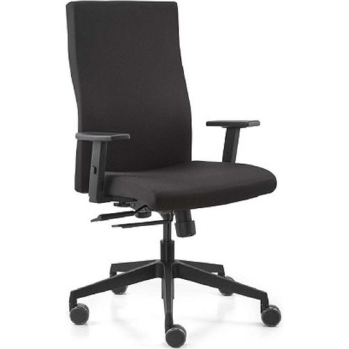 Bürodrehstuhl m.Synchrontechnik schwarz 420-530mm