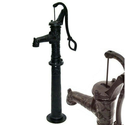 Guss Handschwengelpumpe Schwengelpumpe mit Ständer Wasserpumpe 55910+55911 Gartenpumpe