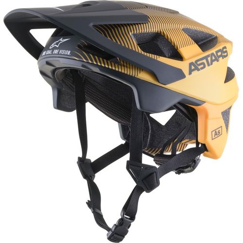 Alpinestars Vector Pro A2 Fahrradhelm, schwarz/hellbraun, S (51-55)