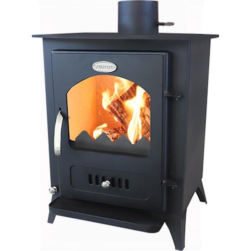 Kaminofen Holz One Holzofen 7,5 kW Kamin Ofen Dauerbrandofen Werkstattofen Schwedenofen Hüttenofen Heizofen