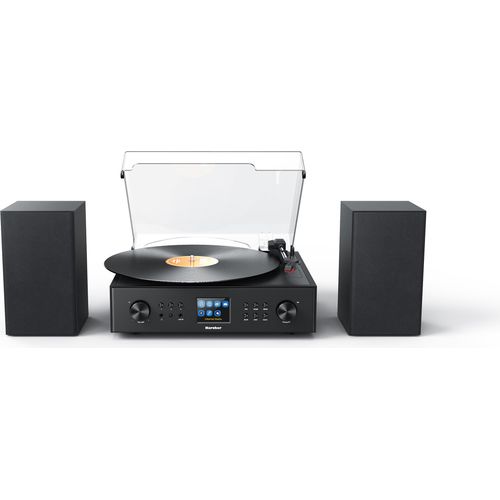 Karcher MC 8000DI Kompaktanlage (DAB+ Radio, Internetradio, Bluetooth, Schallplattenspieler) schwarz