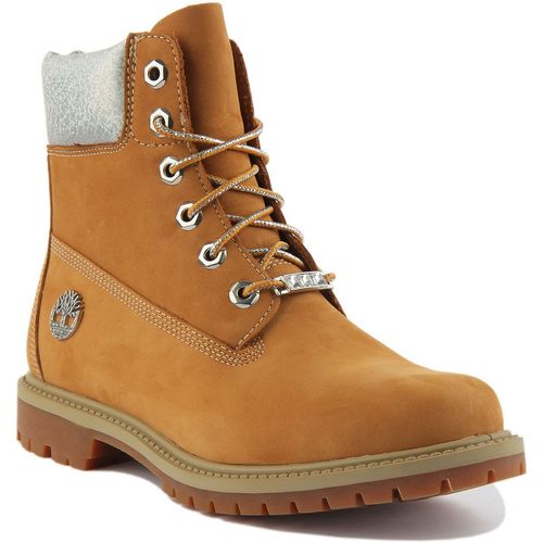 Timberland Heritage Frauen 6 Inch Wasserdicht Leder Stiefelette In Weizen (37, Bräunen)