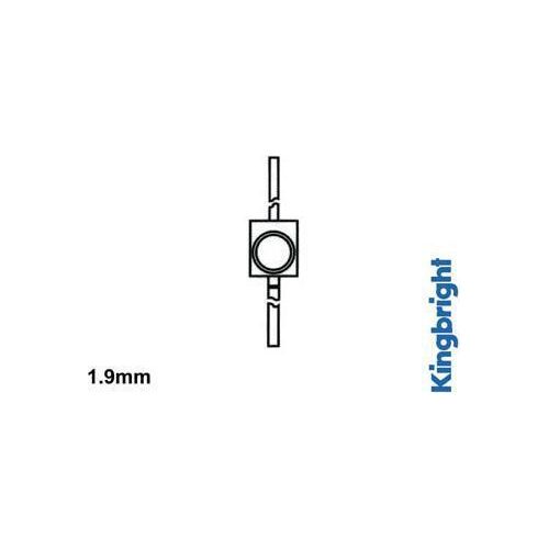 LED - ROT DIFFUS - SOLID STATE - SUBMINIATUR - 1.9 mm
