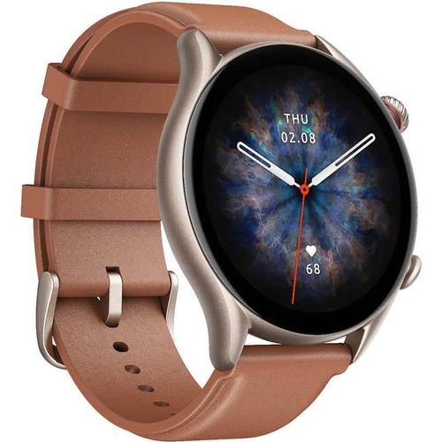 Amazfit GTR 3 Pro - Smartwatch - brown leather