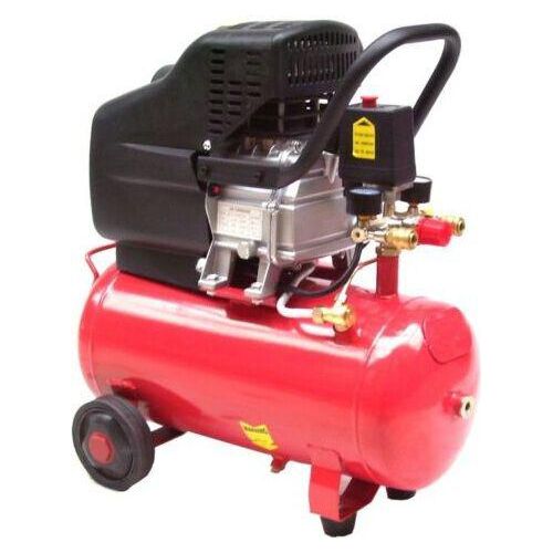 Druckluft Kompressor fahrbar 24L Kessel 1,5kw 230V Druckluftkompressor 2PS B4985