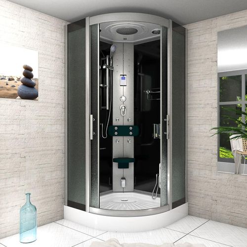 Duschkabine Dusche D46-03M0-EC Komplettdusche Fertigdusche 80x80 cm