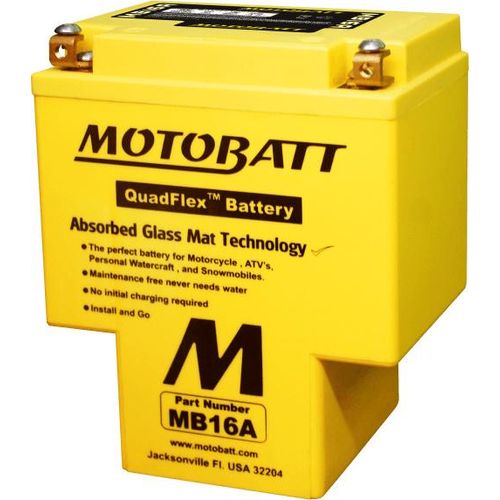 Batterie Motobatt MB16A 19Ah, 12V, 2 Pole