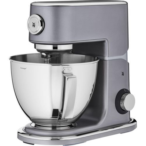 WMF Profi Plus Küchenmaschine, 1000 W, Cromargan-Rührschüssel 5 l, planetarisches Rührwerk, 8 Geschwindigkeitsstufen, steel grey