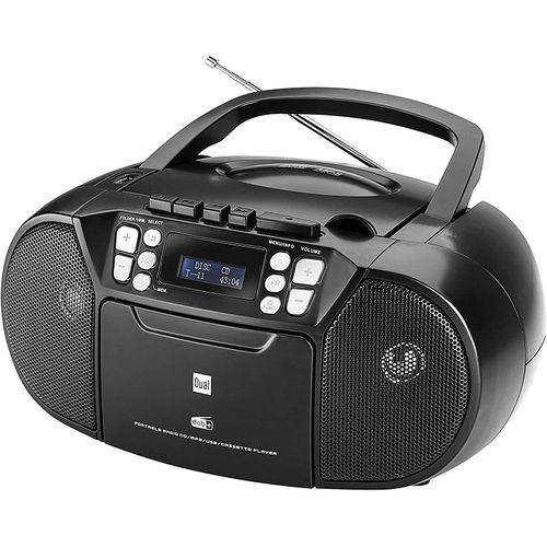 Dual 75961 DAB-P AA8210 Kassettenradiomit CD DAB(+)/UKW-Radio Boombox
