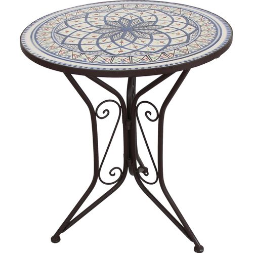 Beistelltisch Mare Mosaik Blumentisch Pflanztisch Tisch Mosaiktisch Blumenhocker