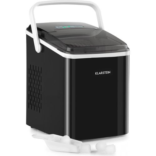 Klarstein Eiswürfelmaschine Klein, 2L Eiswürfelbereiter, Eiswürfelmaschine mit Touch Control, Mini-Eiswürfelmaschine für Große & Kleine Eiswürfel, Eiswürfelbereiter Selbstreinigend, 12kg/24h
