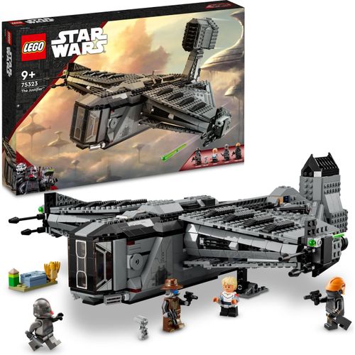 LEGO 75323 Star Wars Die Justifier, baubares Spielzeug Sternenschiff mit Cad Bane Minifigur und Droide Todo 360, The Bad Batch Set für Kinder