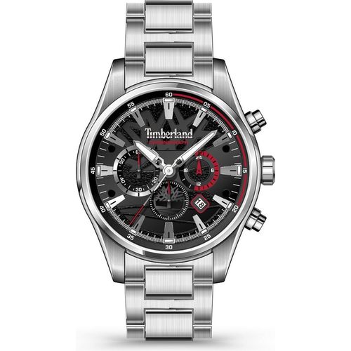 TIMBERLAND Herren Quarz Armbanduhr aus Edelstahl mit Edelstahl Band - ALDRIDGE - TDWGI2102404