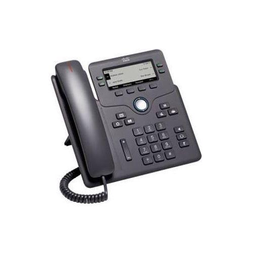 Cisco 6851, IP-Telefon, Schwarz, Kabelgebundenes Mobilteil, Tisch/Wand, 4 Zeilen, Digital