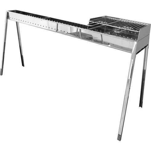 LISA – Milano Grillspießkocher 80+40+ Schott-Zubehörset – Steel Line