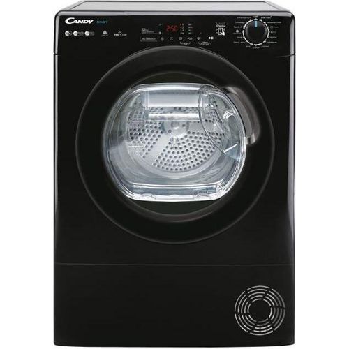 CANDY CSEH10A2DBEBX-47 Smarter Wärmepumpentrockner - 10 Kg - Standardmotor - ++ - Verbunden - Schwarz