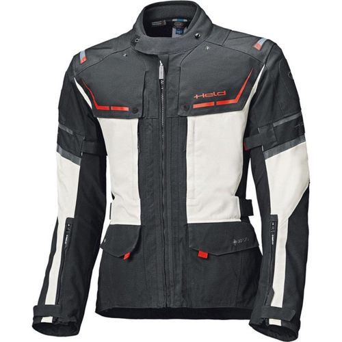 Held Karakum Motorrad Textiljacke Farbe: Schwarz/Grau, Grösse: M