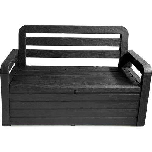ONDIS24 Gartenbank Spring Kissenbox 263 Liter anthrazit