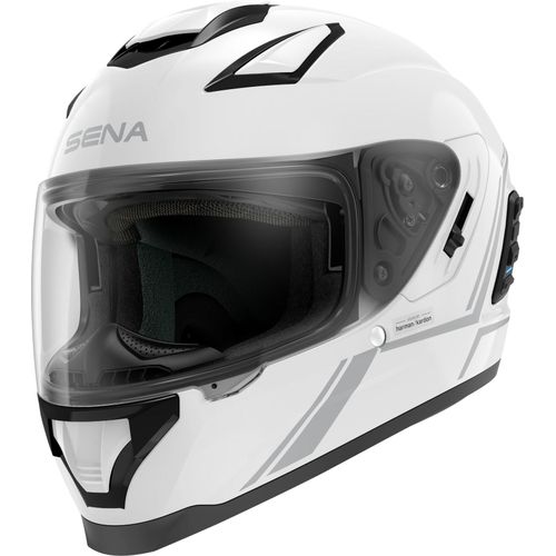 Sena Stryker Sound by Harman Kardon Helm Farbe: Weiß, Grösse: XXL (63/64)