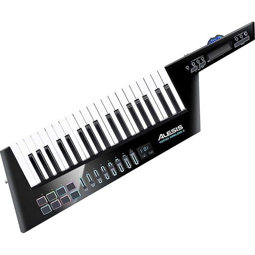 Alesis Vortex Wireless 2 | Kabelloser Hochleistungs USB / MIDI Keytar Controller sowie einem professionellen Softwarepaket