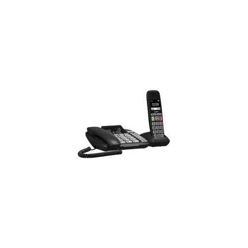 Gigaset DL780 Plus DECT/Analog-Telefon Anrufer-ID Schwarz