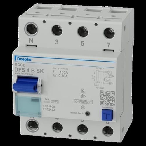 DOEPKE&CO. FI-Schutzschalter B 4p 440V 100A 0,3A 4TE REG
