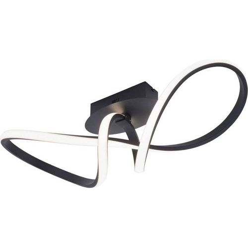 LED Deckenleuchte schwarz, dimmbar, L 61 cm